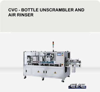 Bottle Unscrambler and Air Rinsers