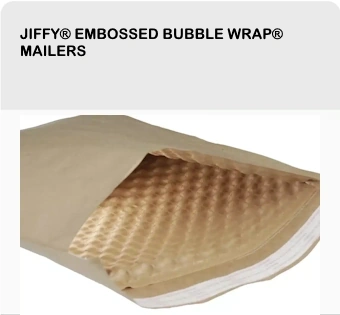 Jiffy® Embossed Bubble Wrap® Mailers